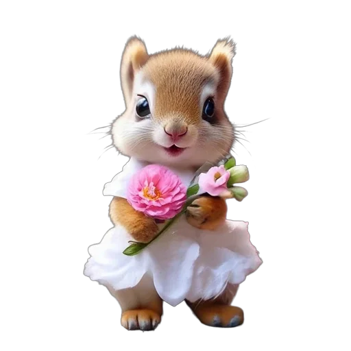 🐿️ Стикер «Подарок на 8 марта» для Telegram