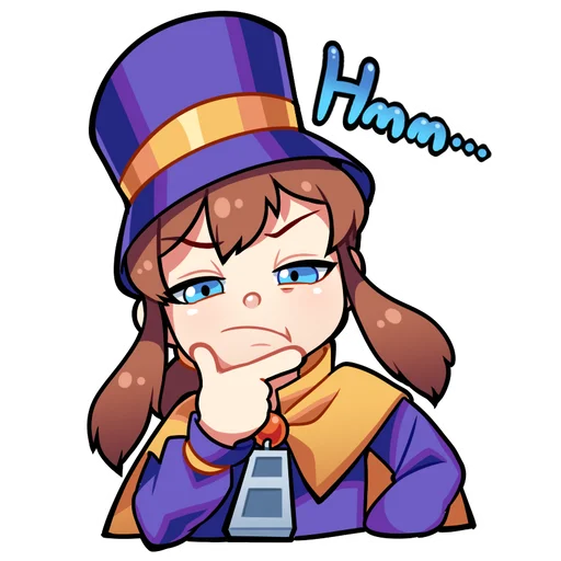 Стикерпак A Hat In Time для Telegram
