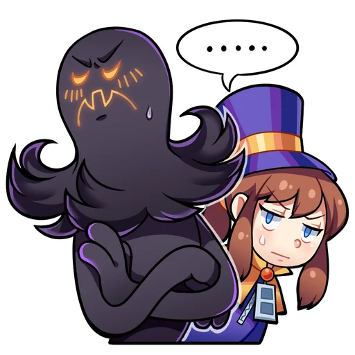 😐 Стикер «A Hat In Time» для Telegram