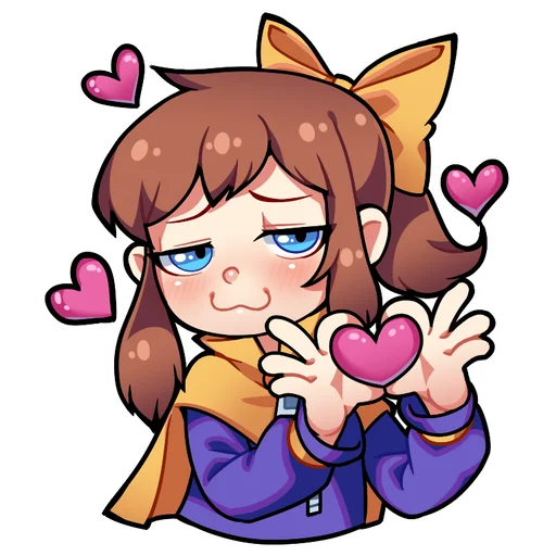 ❤️ Стикер «A Hat In Time» для Telegram