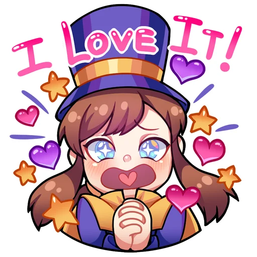 😍 Стикер «A Hat In Time» для Telegram