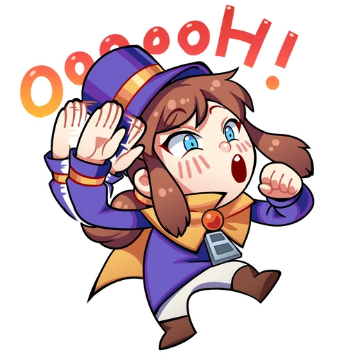 😲 Стикер «A Hat In Time» для Telegram