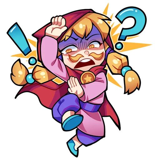 ⁉️ Стикер «A Hat In Time» для Telegram
