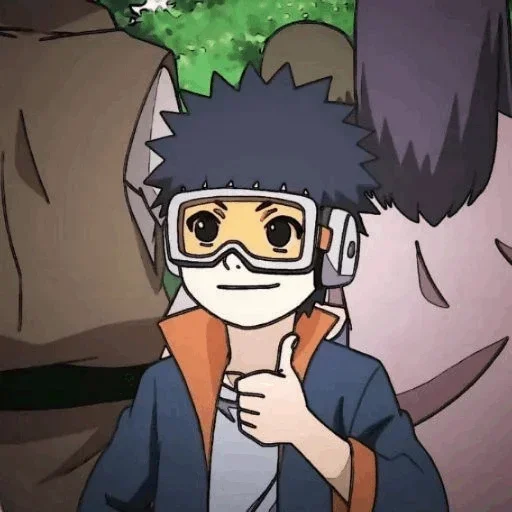 🌑 Стикер «Obito Uchiha» для Telegram