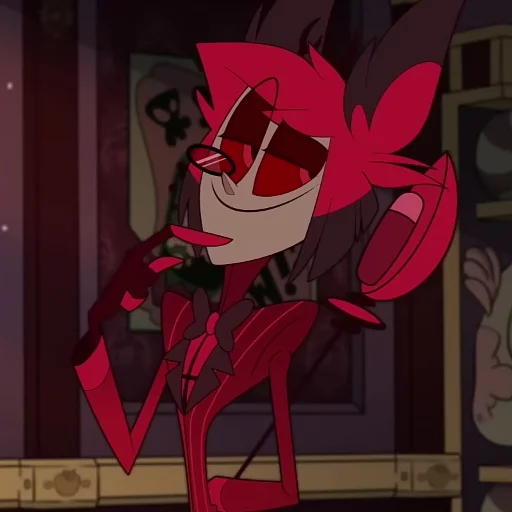 🤔 Стикер «Alastor Hazbin hotel» для Telegram