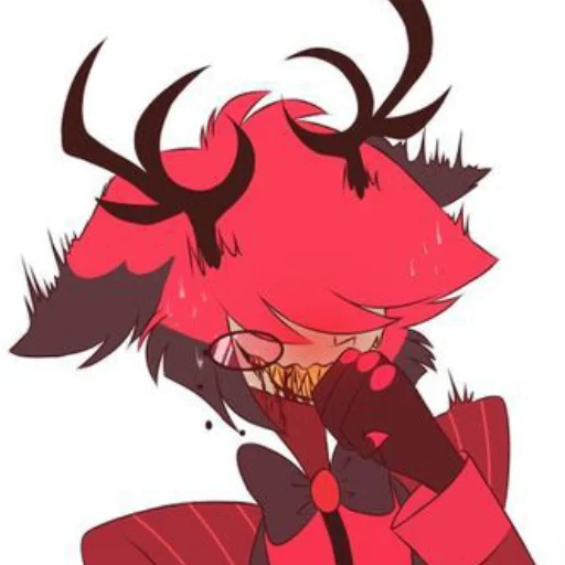 😮‍💨 Стикер «Alastor Hazbin hotel» для Telegram