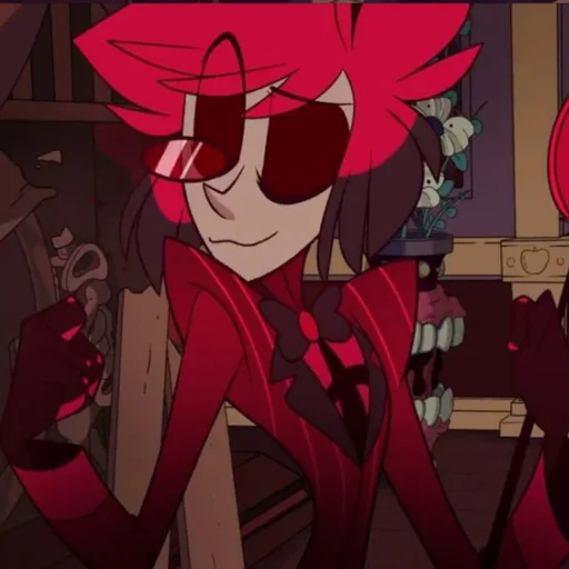 😌 Стикер «Alastor Hazbin hotel» для Telegram