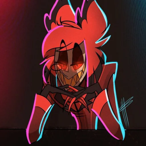 😈 Стикер «Alastor Hazbin hotel» для Telegram