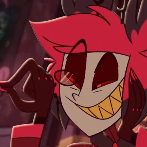 🤏 Стикер «Alastor Hazbin hotel» для Telegram
