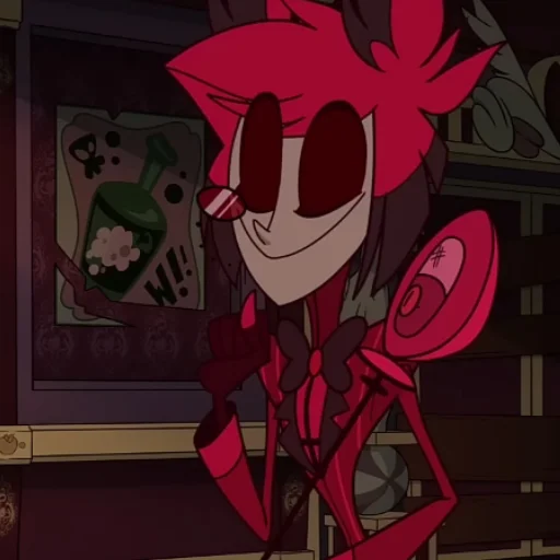 😮‍💨 Стикер «Alastor Hazbin hotel» для Telegram