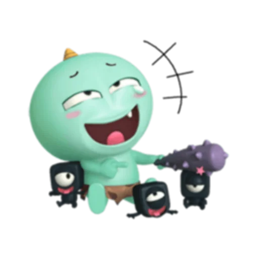 😂 Стикер «a little goblin&;KaKa. 1-3 (FULL) [英文]» для Telegram