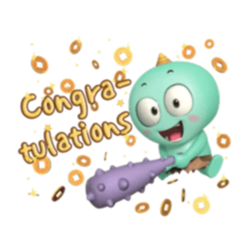 🎉 Стикер «a little goblin&;KaKa. 1-3 (FULL) [英文]» для Telegram