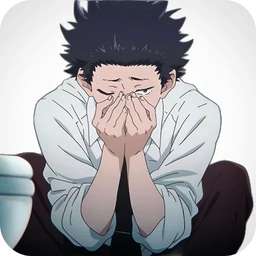 😔 Стикер «A Silent Voice» для Telegram