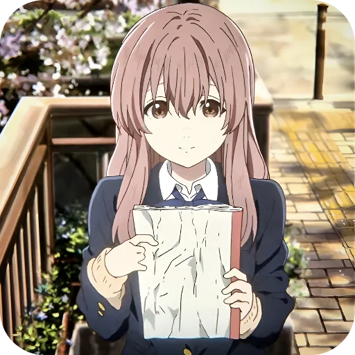 😊 Стикер «A Silent Voice» для Telegram