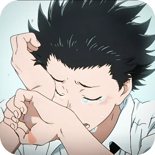 😭 Стикер «A Silent Voice» для Telegram