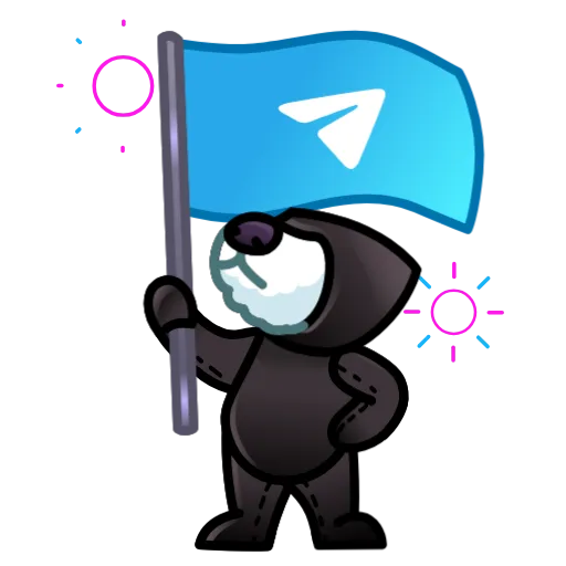 🐶 Стикер «Telegram Apps Center» для Telegram