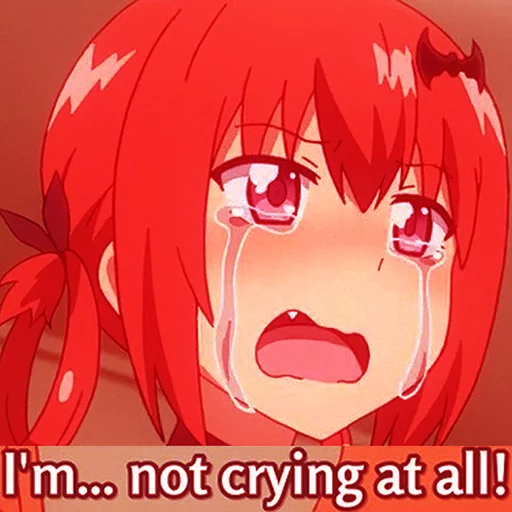 😭 Стикер «AAAAANIME» для Telegram