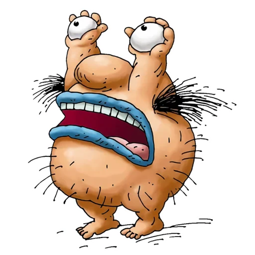 Стикерпак AaahhRealMonsters для Telegram