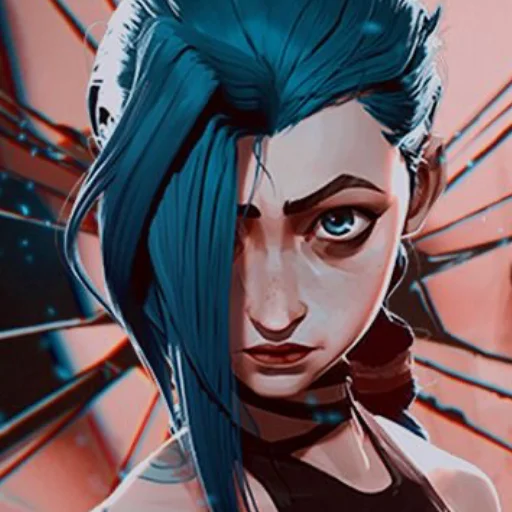 🙂 Стикер «Vi x Jinx» для Telegram
