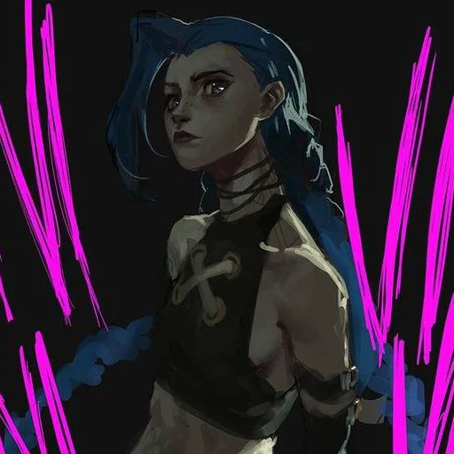 😕 Стикер «Vi x Jinx» для Telegram