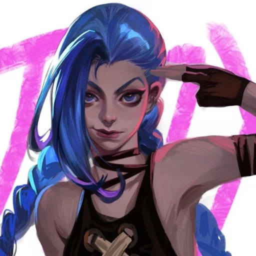 😗 Стикер «Vi x Jinx» для Telegram