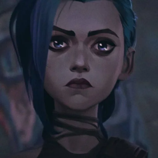 😐 Стикер «Vi x Jinx» для Telegram