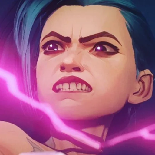 😡 Стикер «Vi x Jinx» для Telegram