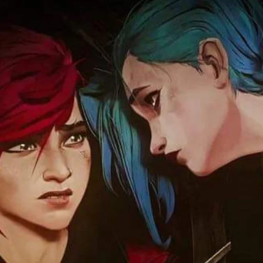 🖤 Стикер «Vi x Jinx» для Telegram