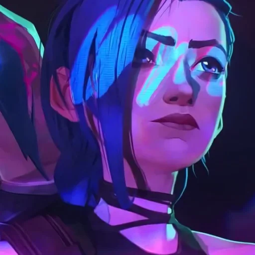 😕 Стикер «Vi x Jinx» для Telegram