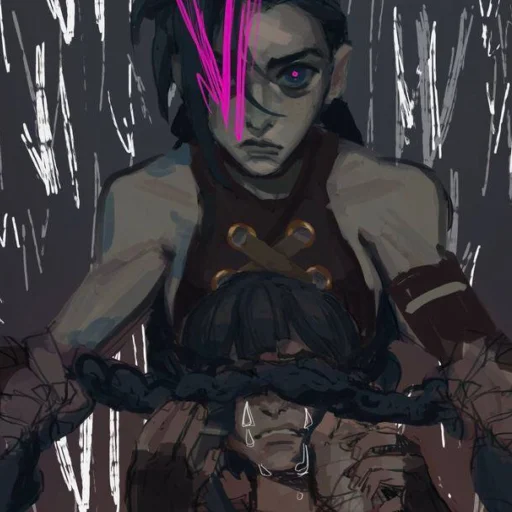 😟 Стикер «Vi x Jinx» для Telegram