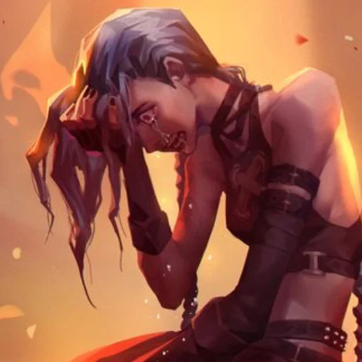 😭 Стикер «Vi x Jinx» для Telegram
