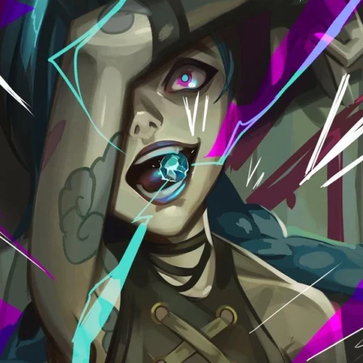 🤪 Стикер «Vi x Jinx» для Telegram