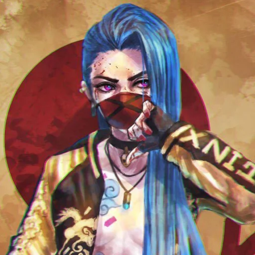 😒 Стикер «Vi x Jinx» для Telegram
