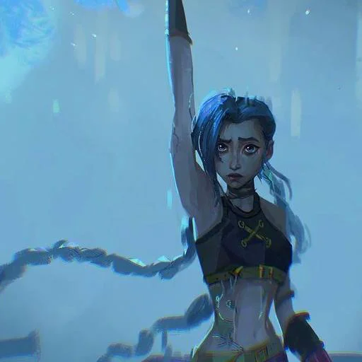 🙁 Стикер «Vi x Jinx» для Telegram