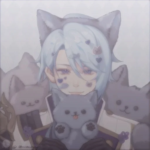 🐈 Стикер «Ayato Kamisato» для Telegram