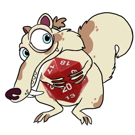 🎲 Стикер «Chaotic Aardwin» для Telegram