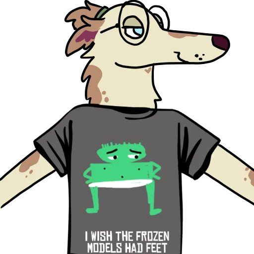 👕 Стикер «Chaotic Aardwin» для Telegram