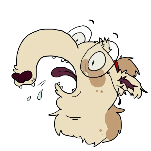 😱 Стикер «Chaotic Aardwin» для Telegram