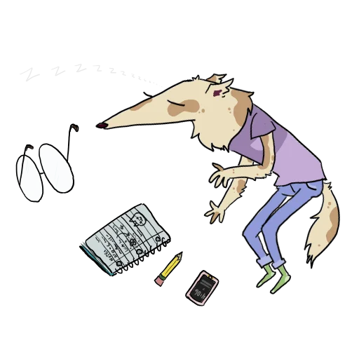 😴 Стикер «Chaotic Aardwin» для Telegram