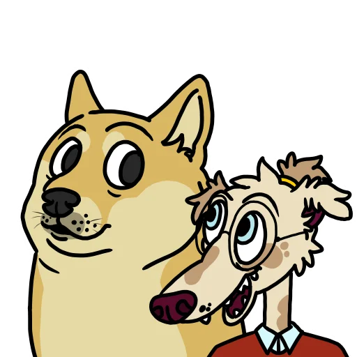 🐶 Стикер «Chaotic Aardwin» для Telegram