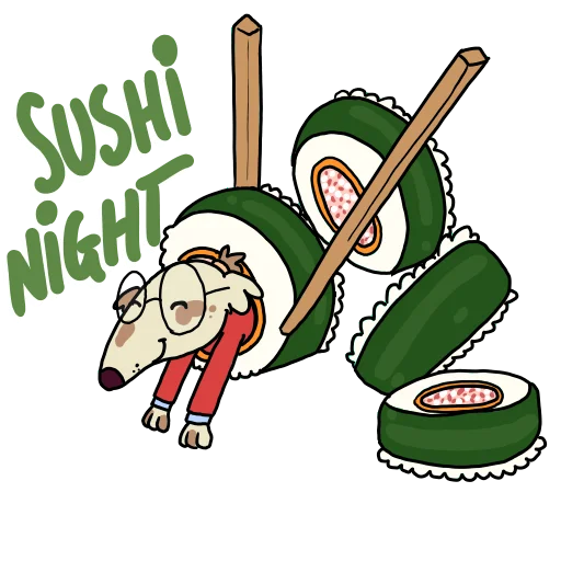 🍣 Стикер «Chaotic Aardwin» для Telegram
