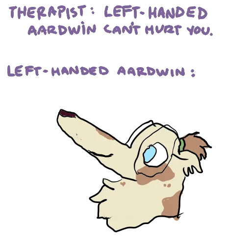 🤜 Стикер «Chaotic Aardwin» для Telegram
