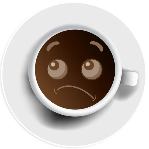 😕 Стикер «Abaryhien Coffee» для Telegram