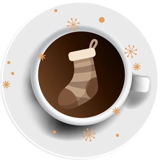 🎄 Стикер «Abaryhien Coffee» для Telegram