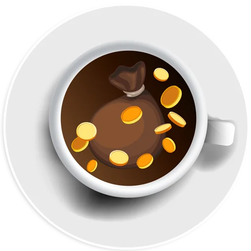 🤑 Стикер «Abaryhien Coffee» для Telegram