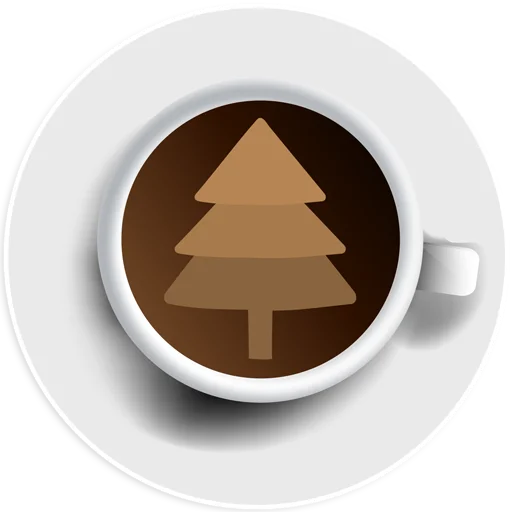 🌲 Стикер «Abaryhien Coffee» для Telegram