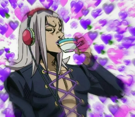 🔊 Стикер «Leone Abbacchio» для Telegram