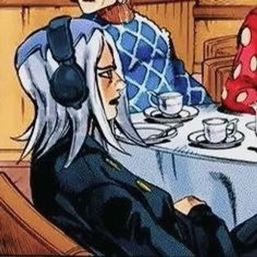 🔊 Стикер «Leone Abbacchio» для Telegram