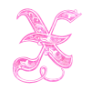 🔤 Эмодзи «Pink Glitter Alphabet» для Telegram
