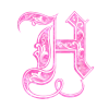 🔤 Эмодзи «Pink Glitter Alphabet» для Telegram